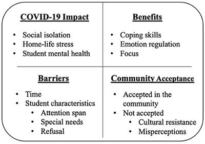 Perceptions and Expectations of School-Based Professionals Surrounding School-Based Mindfulness Training in Appalachia During the COVID-19 Pandemic: A Qualitative Study